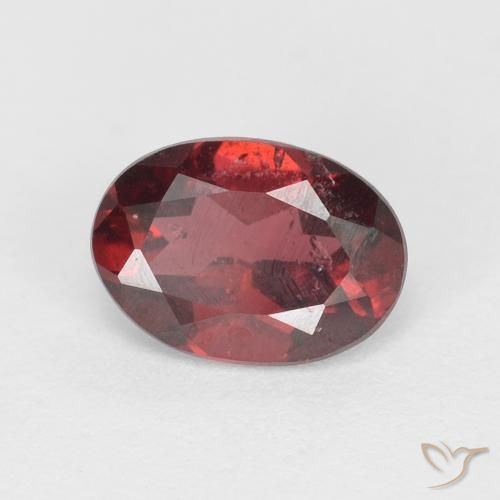 rodolita granada Vermelho escarlate Natural 1.02ct, oval, VS-SI
