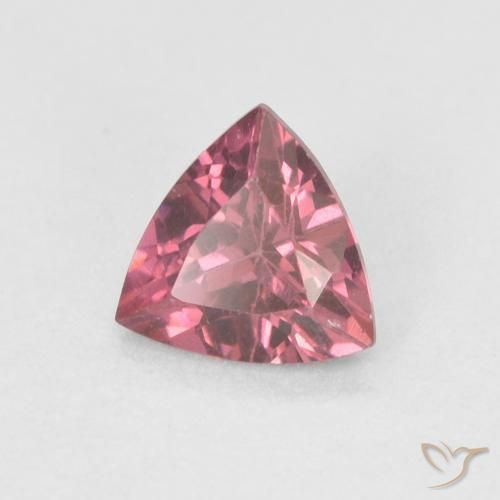 rodolita granada framboesa vermelha Natural 0.53ct, Trilhão, VS