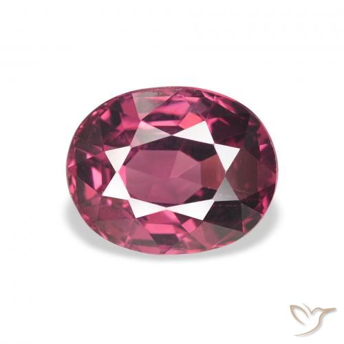 2.65ct Natural Baga Rosa Roxa rodolita granada, oval, VVS-VS
