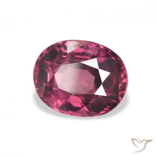 rodolita granada Baga Rosa Roxa Natural 2.65ct, oval, VVS-VS