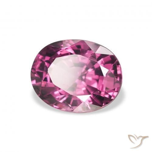 rodolita granada roxo avermelhado Natural 2.36ct, oval, VVS-VS