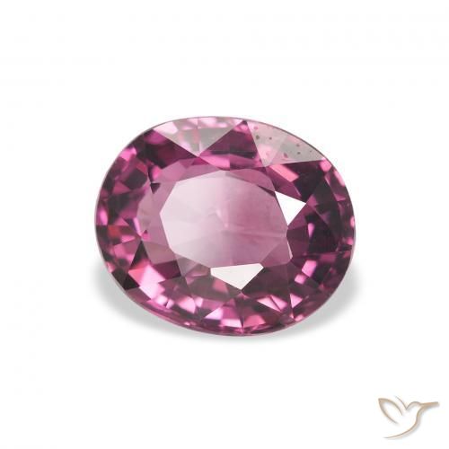 rodolita granada Vermelho Rapberry Natural 2.07ct, oval, VVS-VS
