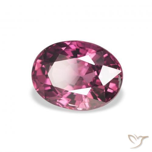 rodolita granada Vermelho Rapberry Natural 2.32ct, oval, VVS-VS