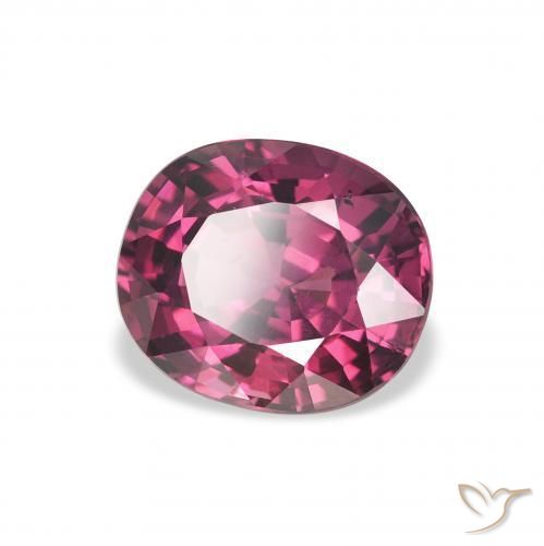 rodolita granada roxo médio Natural 2.31ct, oval, VVS-VS