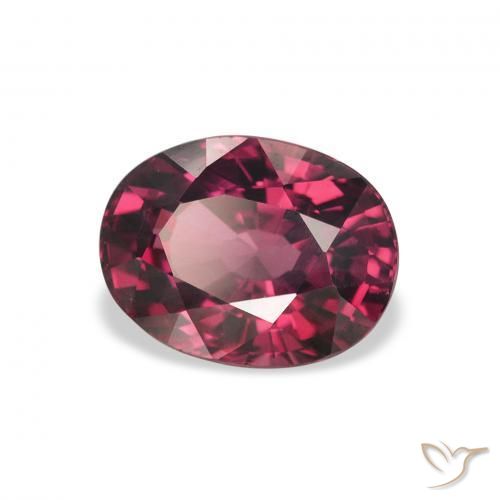 rodolita granada Berry Purple Natural 2.62ct, oval, VVS-VS