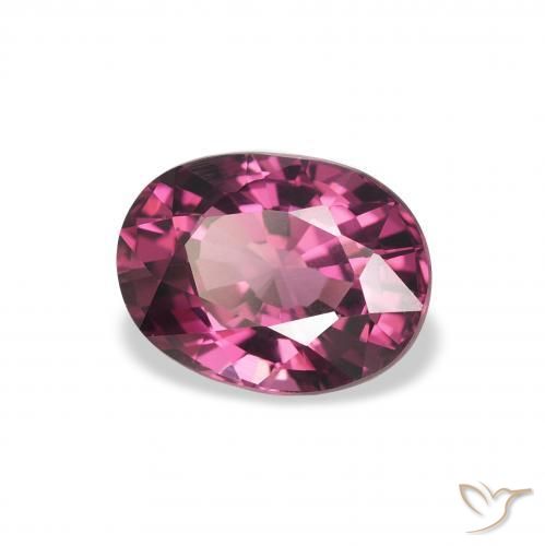 rodolita granada roxo médio Natural 1.96ct, oval, VVS