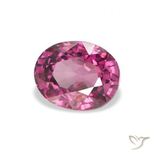 rodolita granada rosa médio Natural 2.21ct, oval, VVS-VS