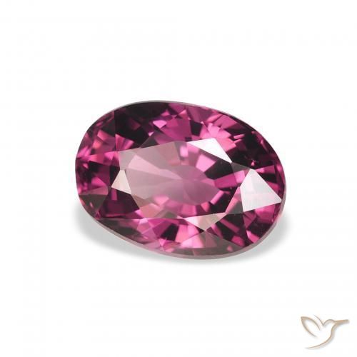 rodolita granada roxo médio Natural 2.67ct, oval, VVS