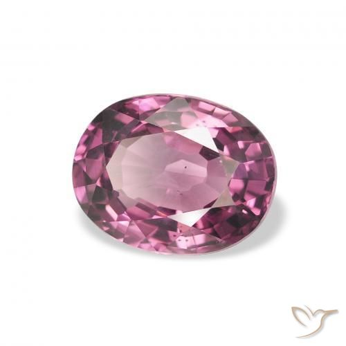 rodolita granada Medium Dark-Purple Natural 2.16ct, oval, VS