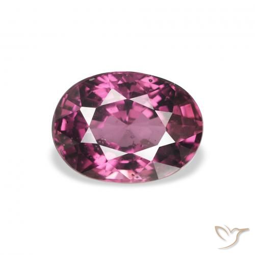 2.29ct Natural Roxo profundo rodolita granada, oval, VS