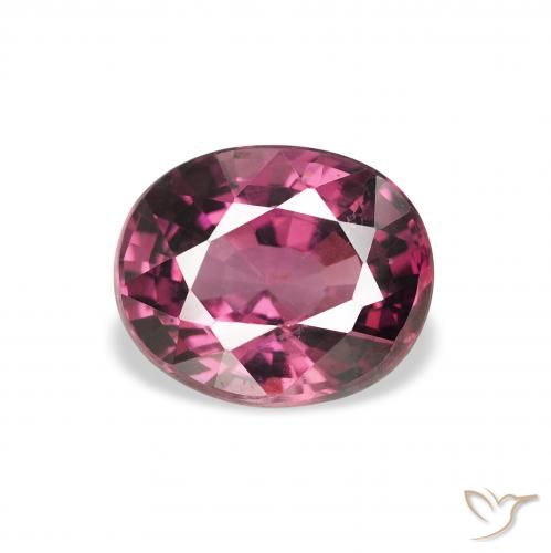 2.02ct Natural Baga Rosa Roxa rodolita granada, oval, VS