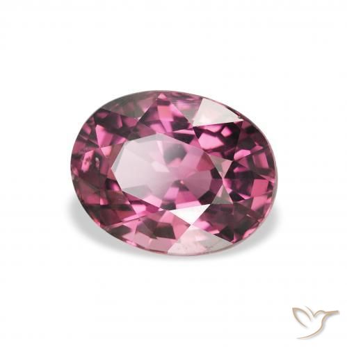 rodolita granada Medium Dark-Purple Natural 2.09ct, oval, VS