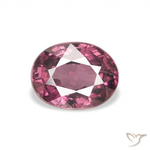 2.13ct Natural roxo médio rodolita granada, oval, VS