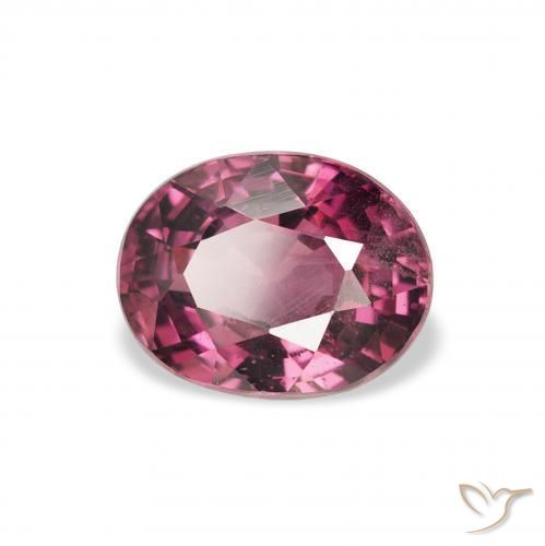 rodolita granada roxo médio Natural 2.13ct, oval, VS