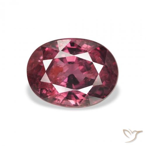 2.95ct Natural Berry Purple rodolita granada, oval, VS
