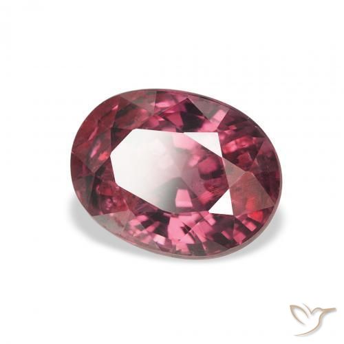 rodolita granada Berry Purple Natural 2.95ct, oval, VS