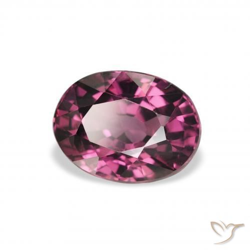 rodolita granada roxo médio Natural 2.28ct, oval, VS