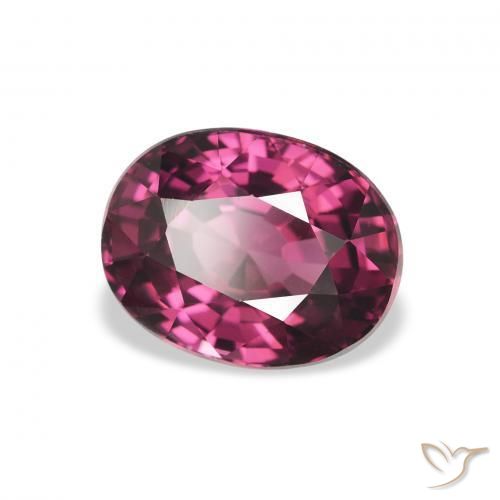 rodolita granada roxo médio Natural 2.63ct, oval, VS