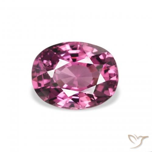 2.27ct Natural Baga Rosa Roxa rodolita granada, oval, VS