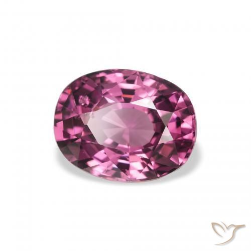 rodolita granada Baga Rosa Roxa Natural 2.27ct, oval, VS