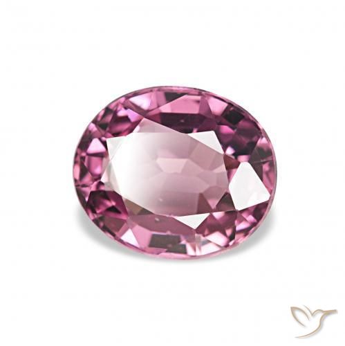 rodolita granada Roxo rosado Natural 1.33ct, oval, VS