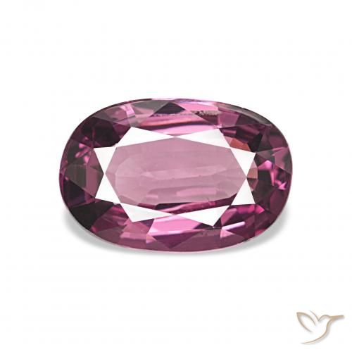 1.78ct roxo médio rodolita granada, oval, VVS-VS