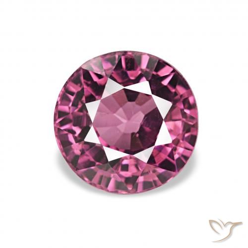 1.18ct Uva rodolita granada, Redondo, VVS-VS