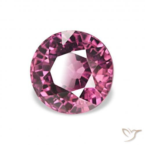 rodolita granada Uva Natural 1.18ct, Redondo, VVS-VS