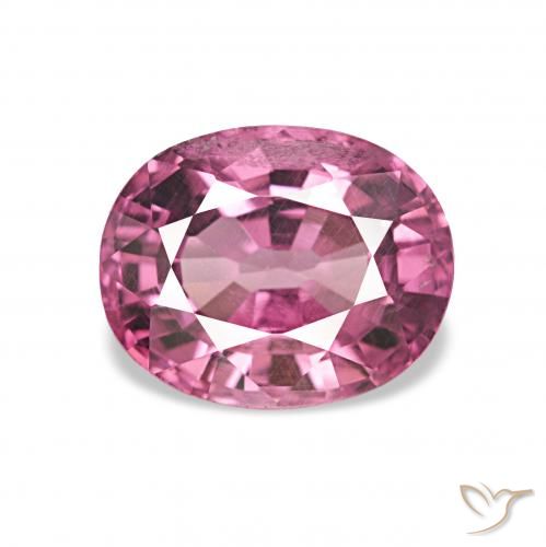 1.57ct Roxo rosado rodolita granada, oval, VS