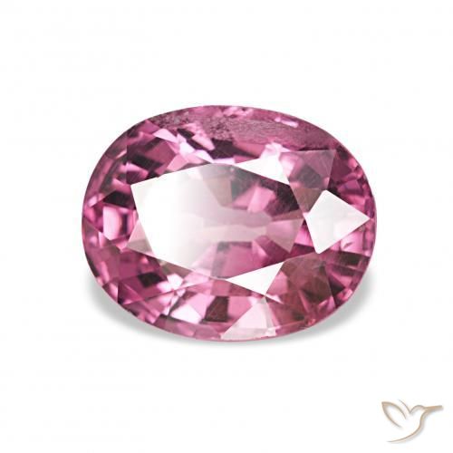 rodolita granada Roxo rosado Natural 1.57ct, oval, VS