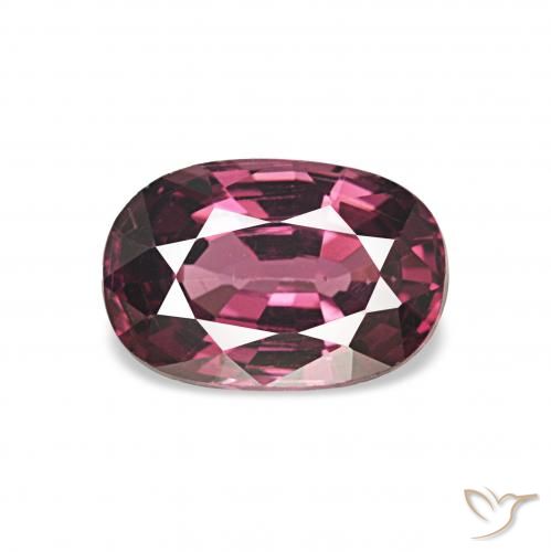 1.09ct roxo médio rodolita granada, oval, VS