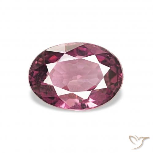 1.07ct roxo médio rodolita granada, oval, VS