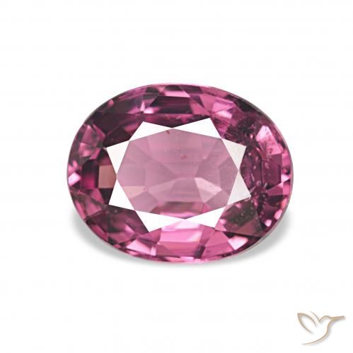 1.30ct Uva rodolita granada, oval, VS