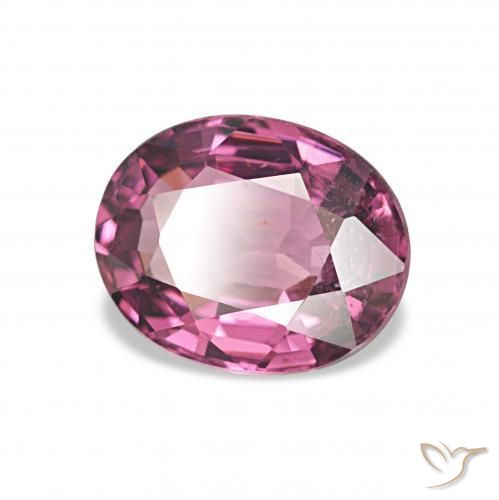 rodolita granada Uva Natural 1.30ct, oval, VS