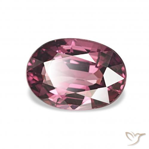 rodolita granada Vermelho Rapberry Natural 1.28ct, oval, VVS