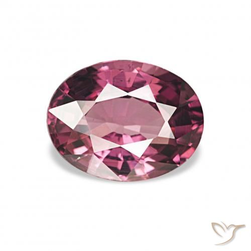 1.12ct Vermelho Rapberry rodolita granada, oval, VVS