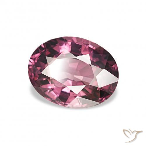 rodolita granada Vermelho Rapberry Natural 1.12ct, oval, VVS