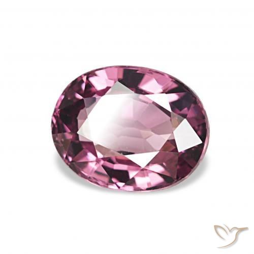 rodolita granada Roxo rosado Natural 1.33ct, oval, VVS-VS