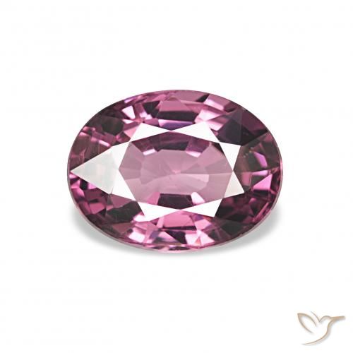 1.04ct Médio Magenta-Rosa rodolita granada, oval, VVS-VS