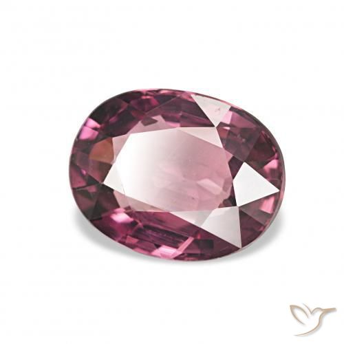 rodolita granada Magenta-rosa escuro Natural 1.23ct, oval, VVS-VS