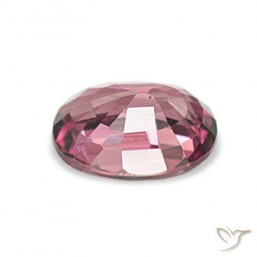 rodolita granada Magenta-rosa escuro Natural 1.23ct, oval, VVS-VS