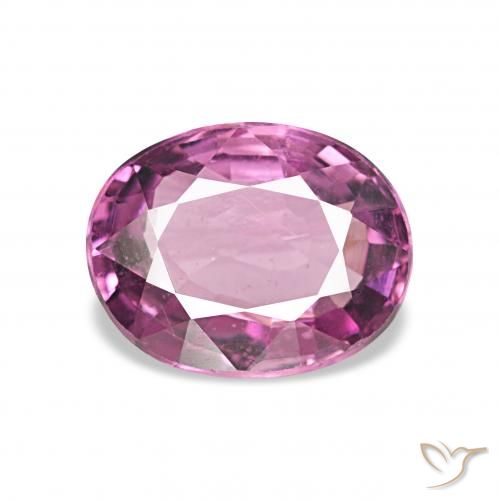 1.27ct Vermelho framboesa claro rodolita granada, oval, VVS-VS