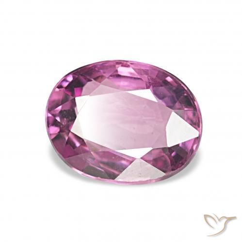 rodolita granada Vermelho framboesa claro Natural 1.27ct, oval, VVS-VS