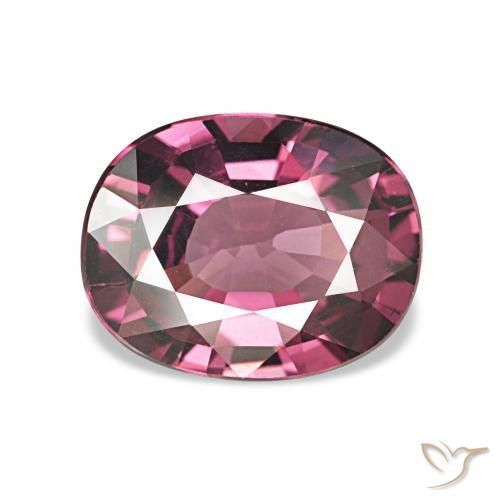 1.74ct Magenta-rosa escuro rodolita granada, oval, VVS