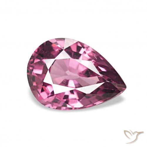 rodolita granada Uva Natural 0.97ct, Formato de pêra, VVS