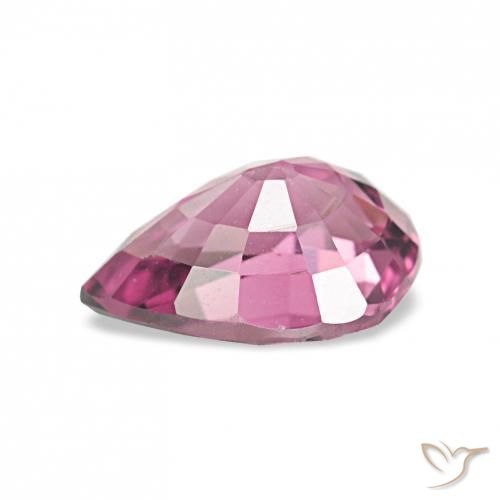 rodolita granada Uva Natural 0.97ct, Formato de pêra, VVS