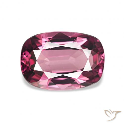 1.85ct Roxo Intenso rodolita granada, Almofada, VVS