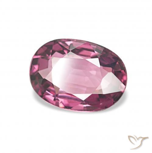rodolita granada Vermelho Rapberry Natural 1.18ct, oval, VVS