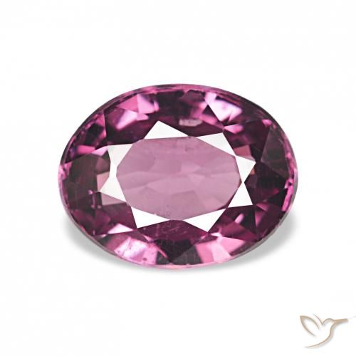 1.27ct uva brilhante rodolita granada, oval, VVS