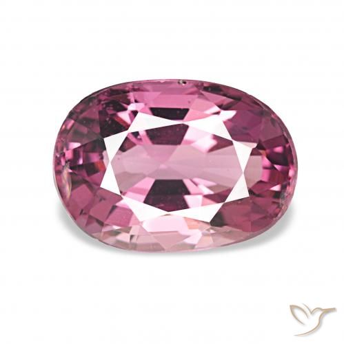 1.61ct Roxo Intenso rodolita granada, oval, VVS